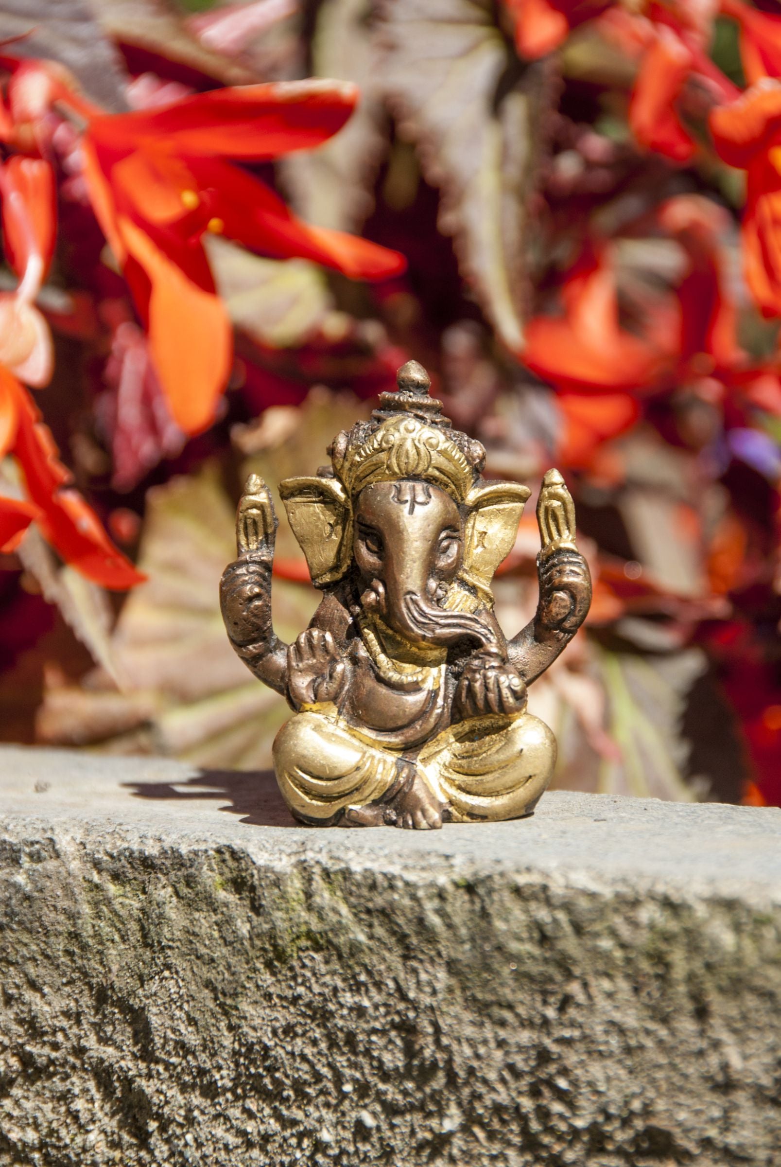 Ganesha, 5,7 cm Messing – Ansicht 2