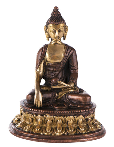 Buddha, 12 cm Messing – Seelenecho