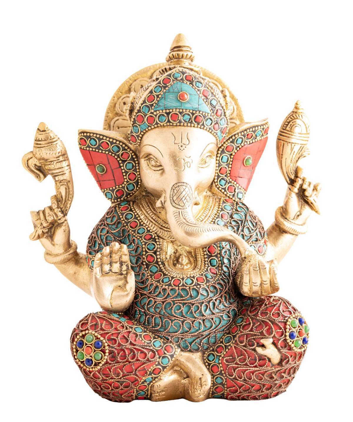 Ganesha hochwertig kunstvoll verziert – Seelenecho