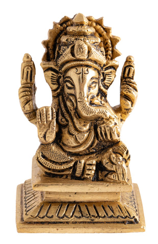 Ganesha Messing in Gold matt finish – Seelenecho