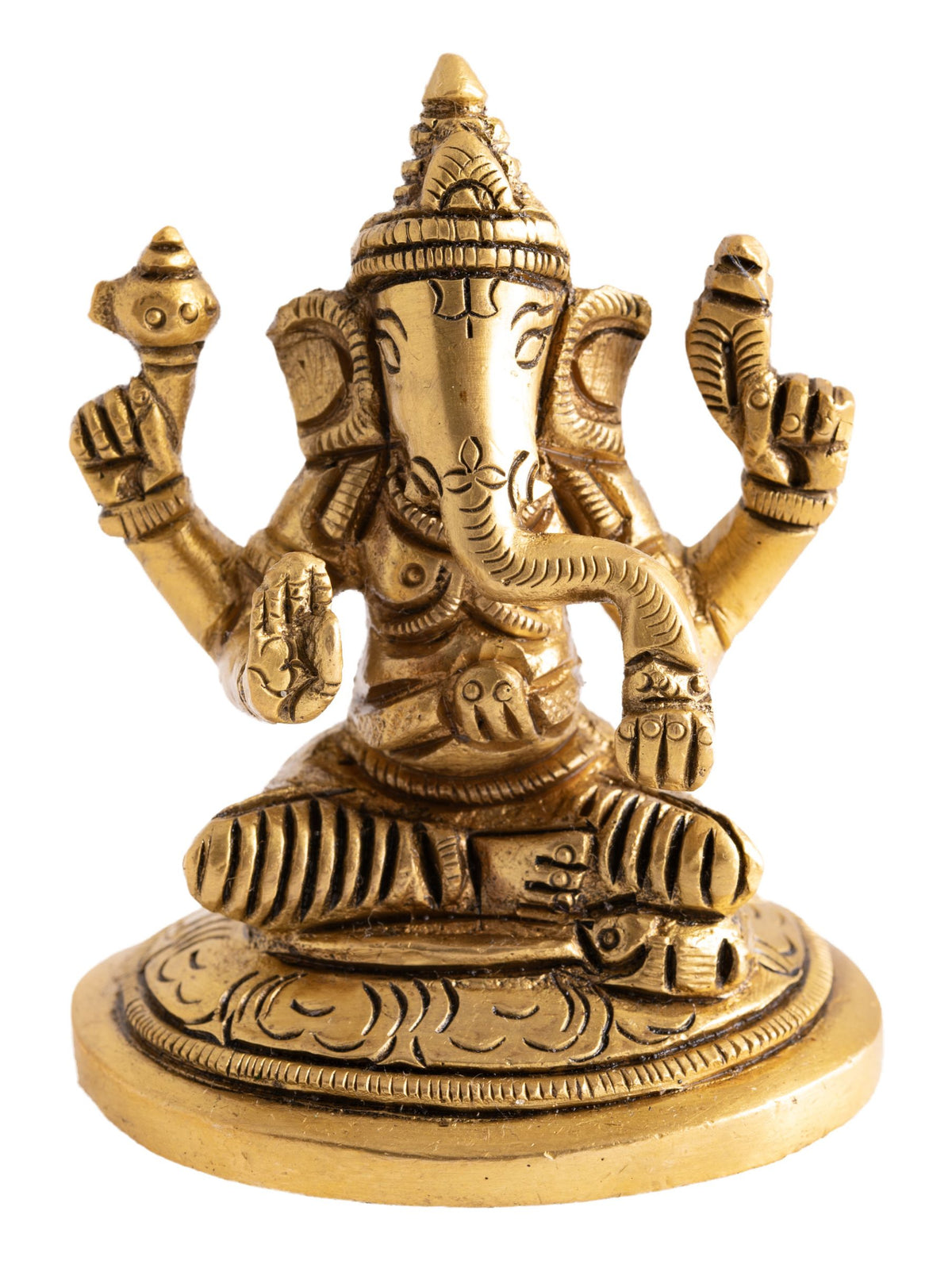 Ganesh Messing in Gold matt Finish – Seelenecho