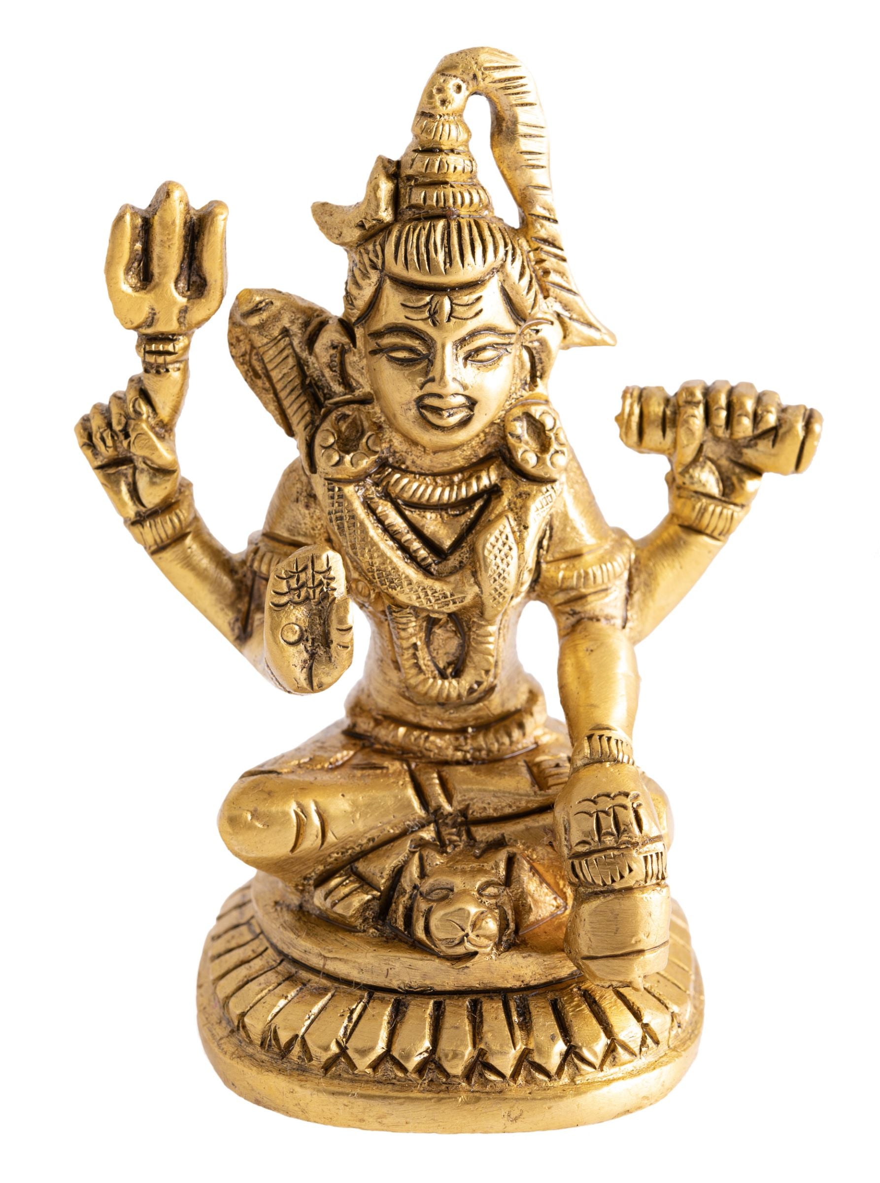 Shiva Messing in Gold matt Finish – Seelenecho