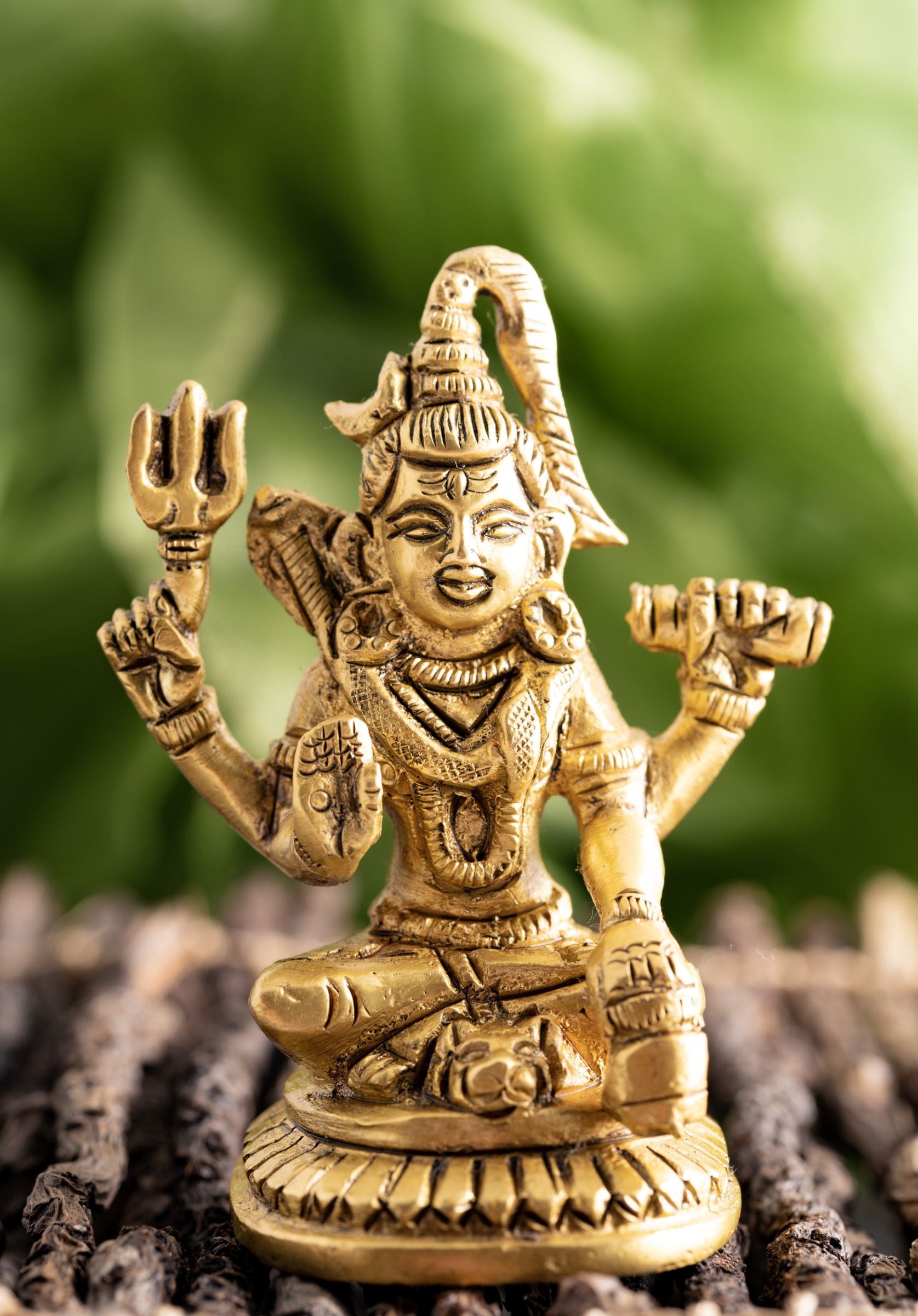 Shiva Messing in Gold matt Finish – Ansicht 2