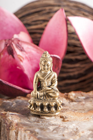 Miniaturfigur Medizinbuddha – Ansicht 2