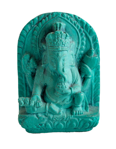 Ganesha aus Türkis Miniatur – Seelenecho