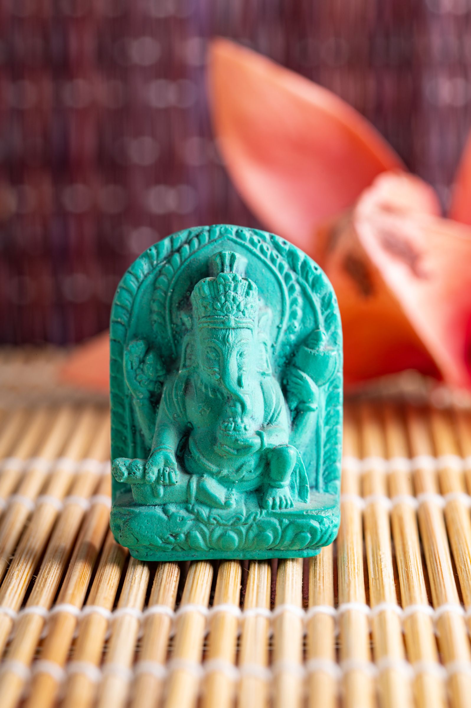 Ganesha aus Türkis Miniatur – Ansicht 2