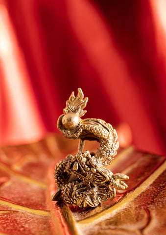 Miniaturfigur Drache tanzend – Ansicht 2