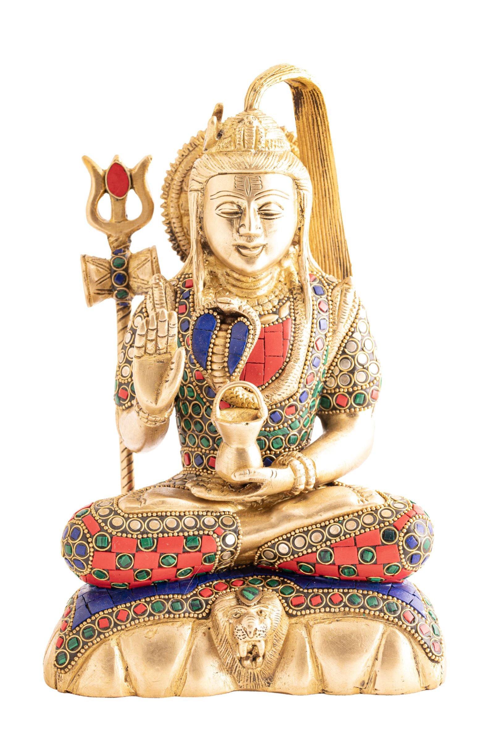 Shiva Messing, teils mit Steinen verziert – Seelenecho