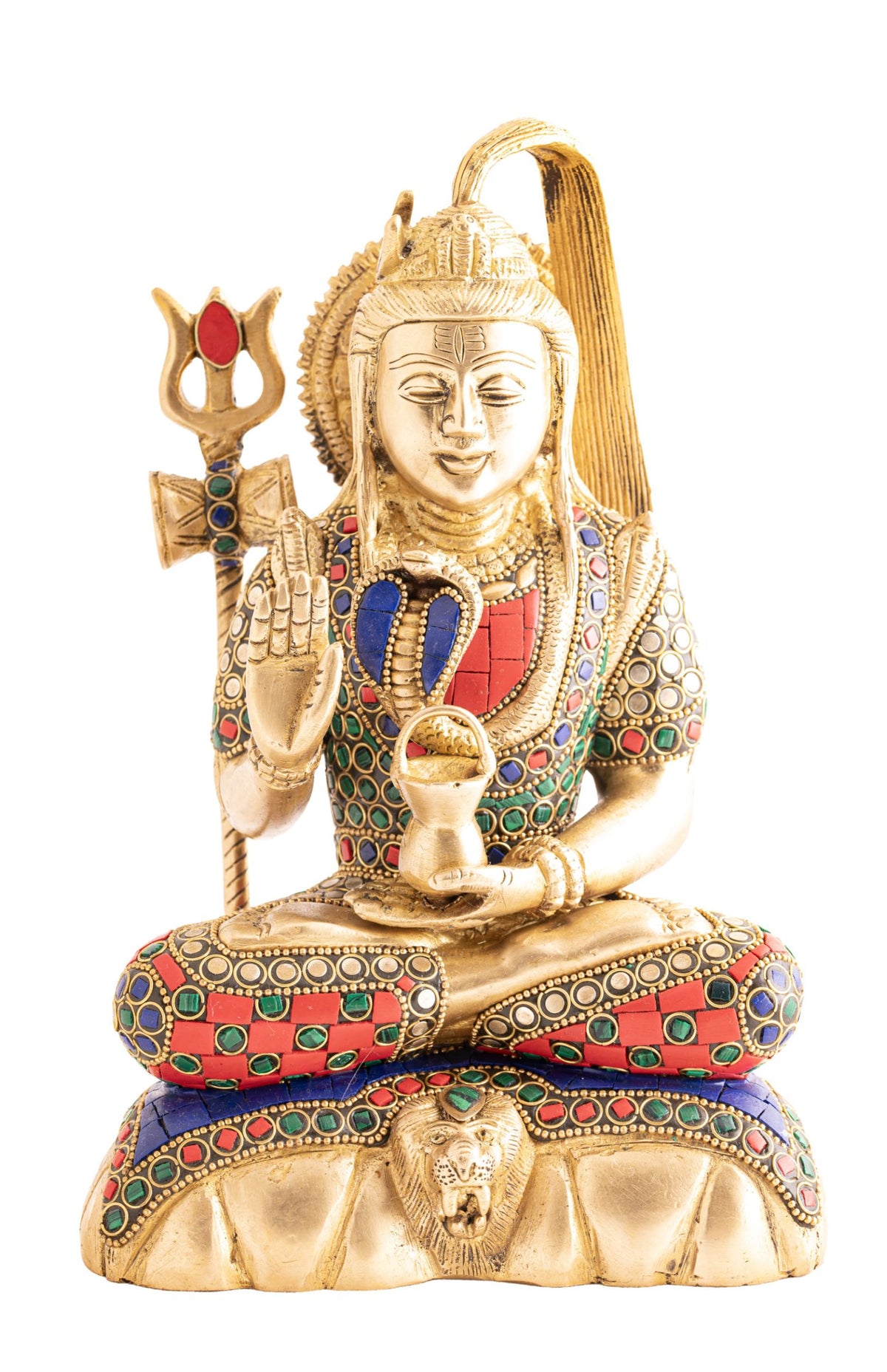 Shiva Messing, teils mit Steinen verziert – Seelenecho