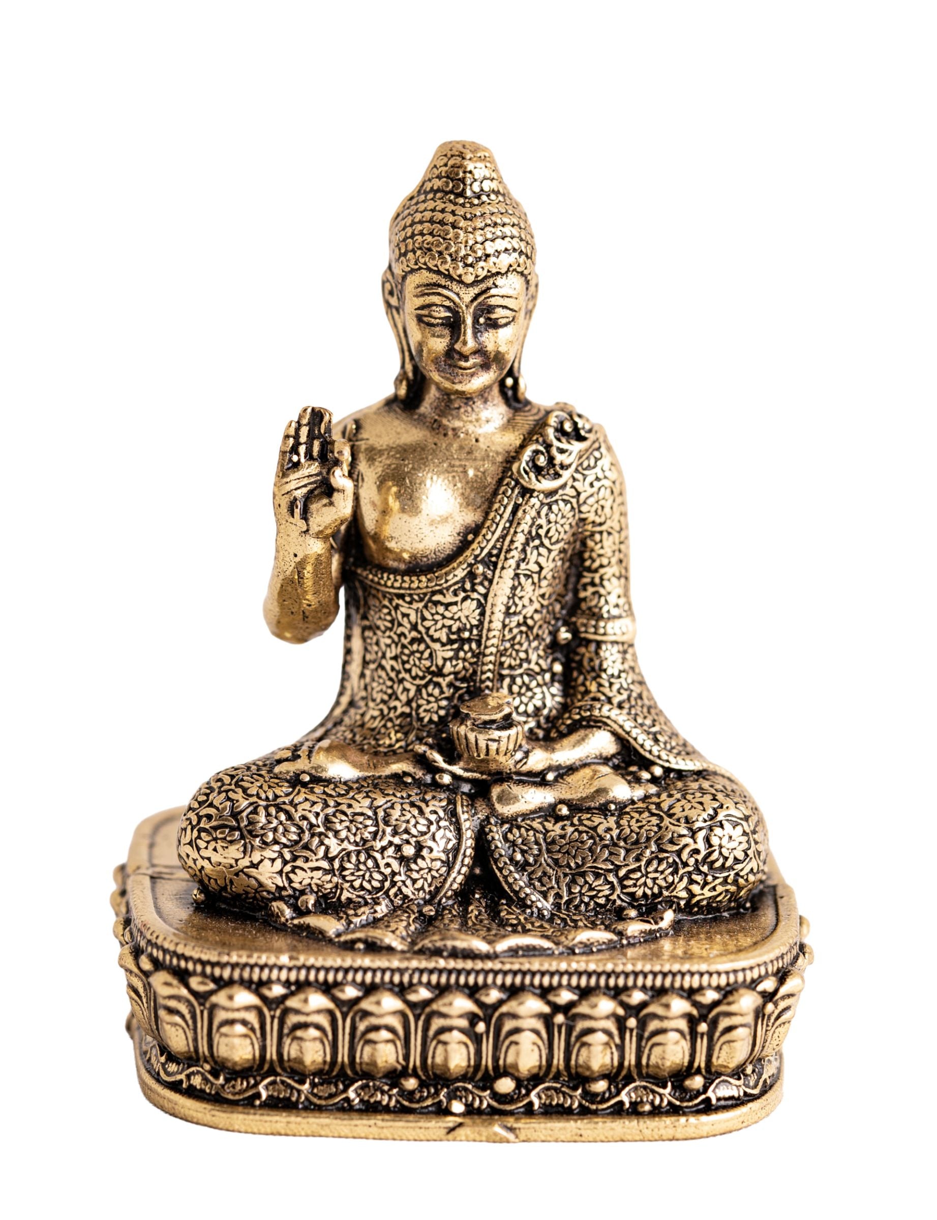 Buddha hochwertiges Kunstobjekt, Messing – Seelenecho