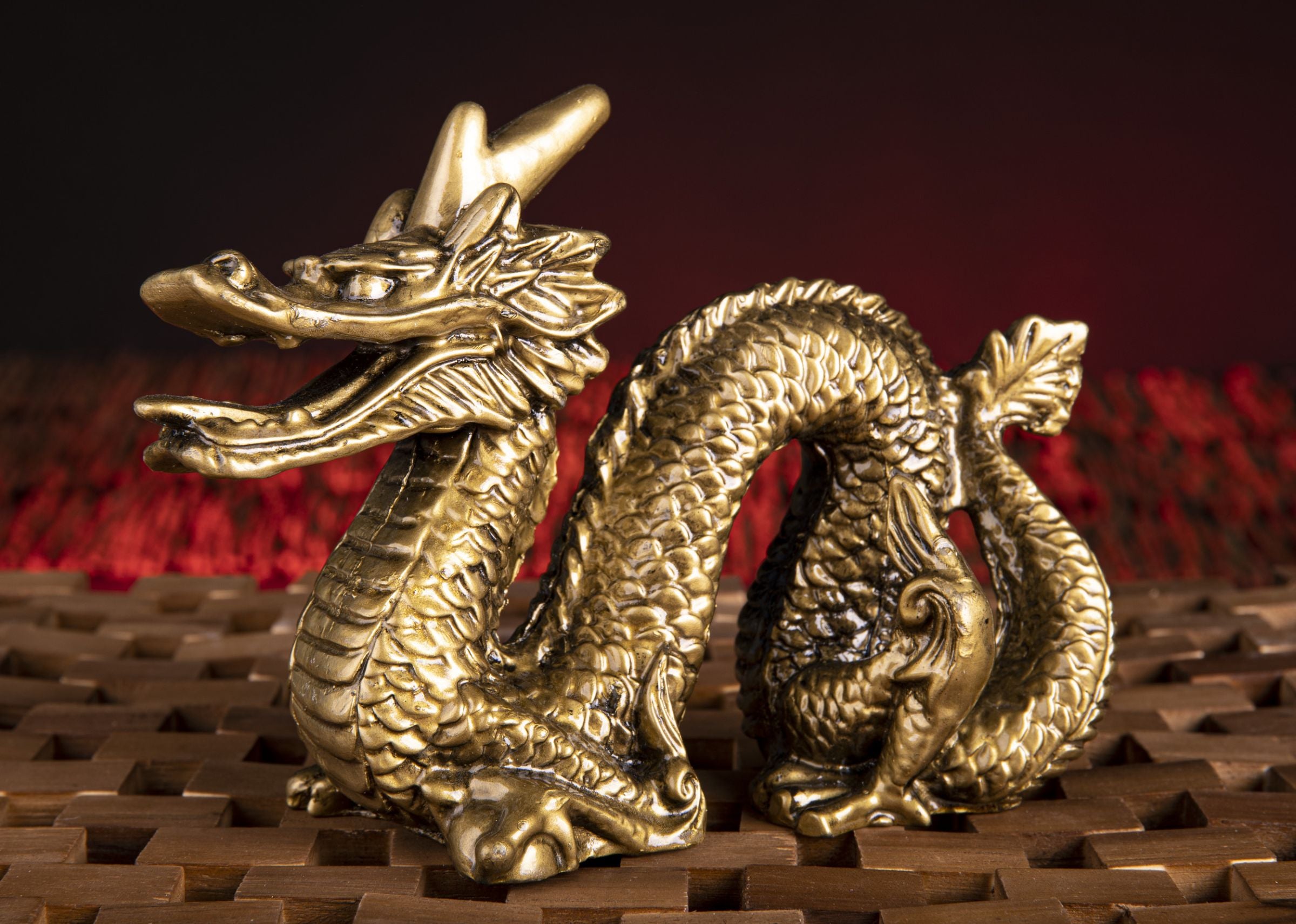 Drache, groß Kunstharz – Ansicht 2