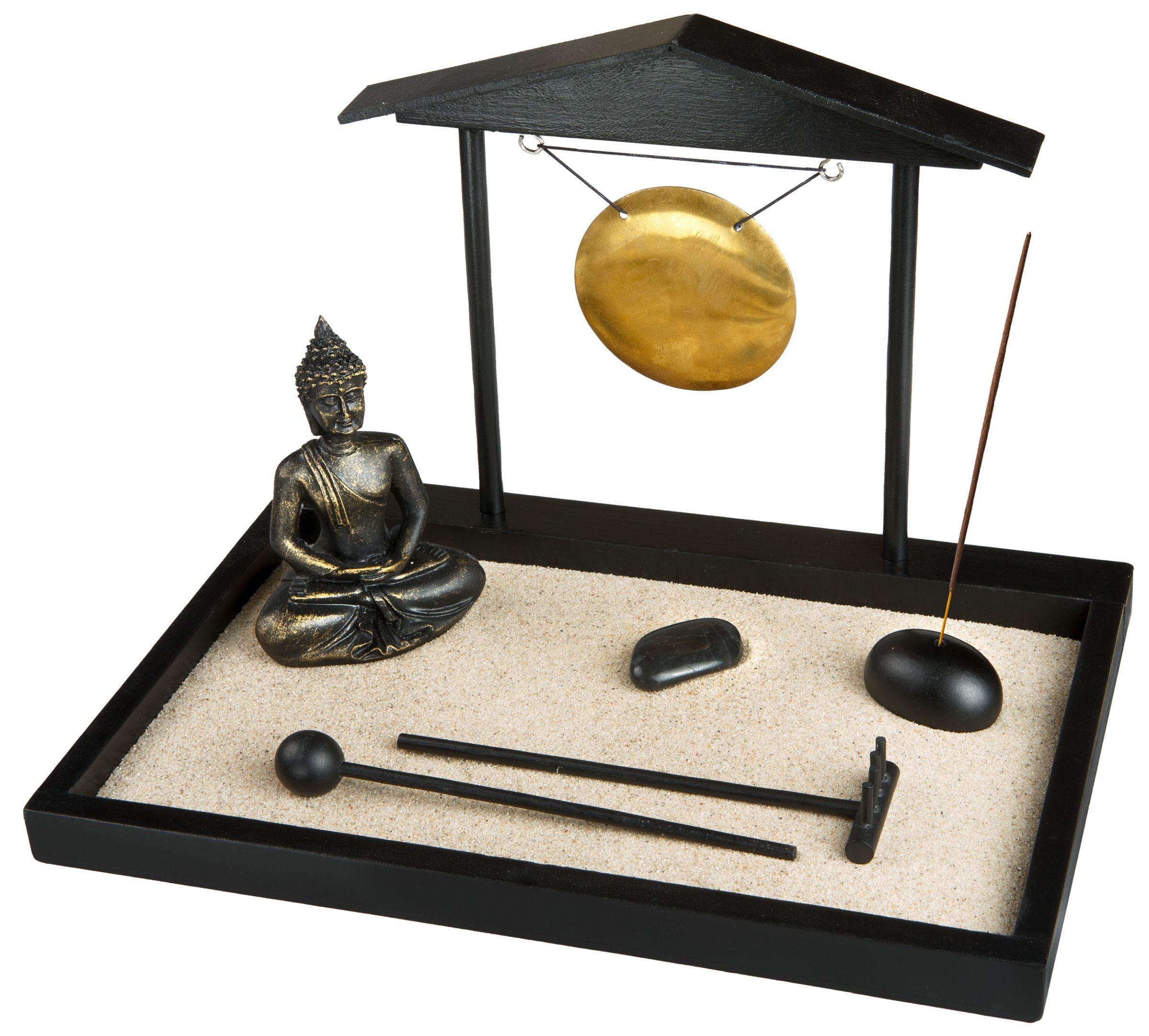 Zen Garten mit Buddha – Seelenecho