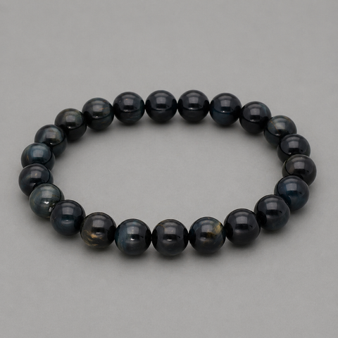 Falkenauge Armband 8 mm – Schutz, Klarheit & innere Stärke