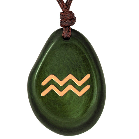 Sternzeichen-Symbol Grün Wassermann – Seelenecho