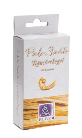 Palo Santo Räucherkegel – Pyramidenform (inkl. Keramikhalter)
