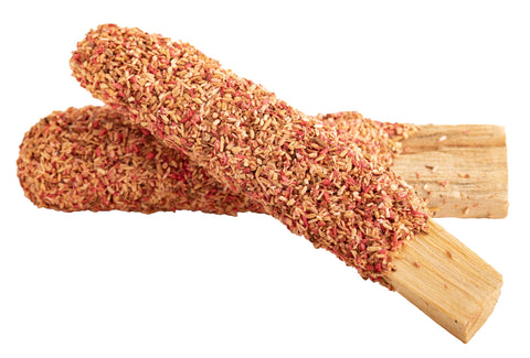 Palo Santo Pop mit Rose – Räucherholz, 2er Set – Seelenecho