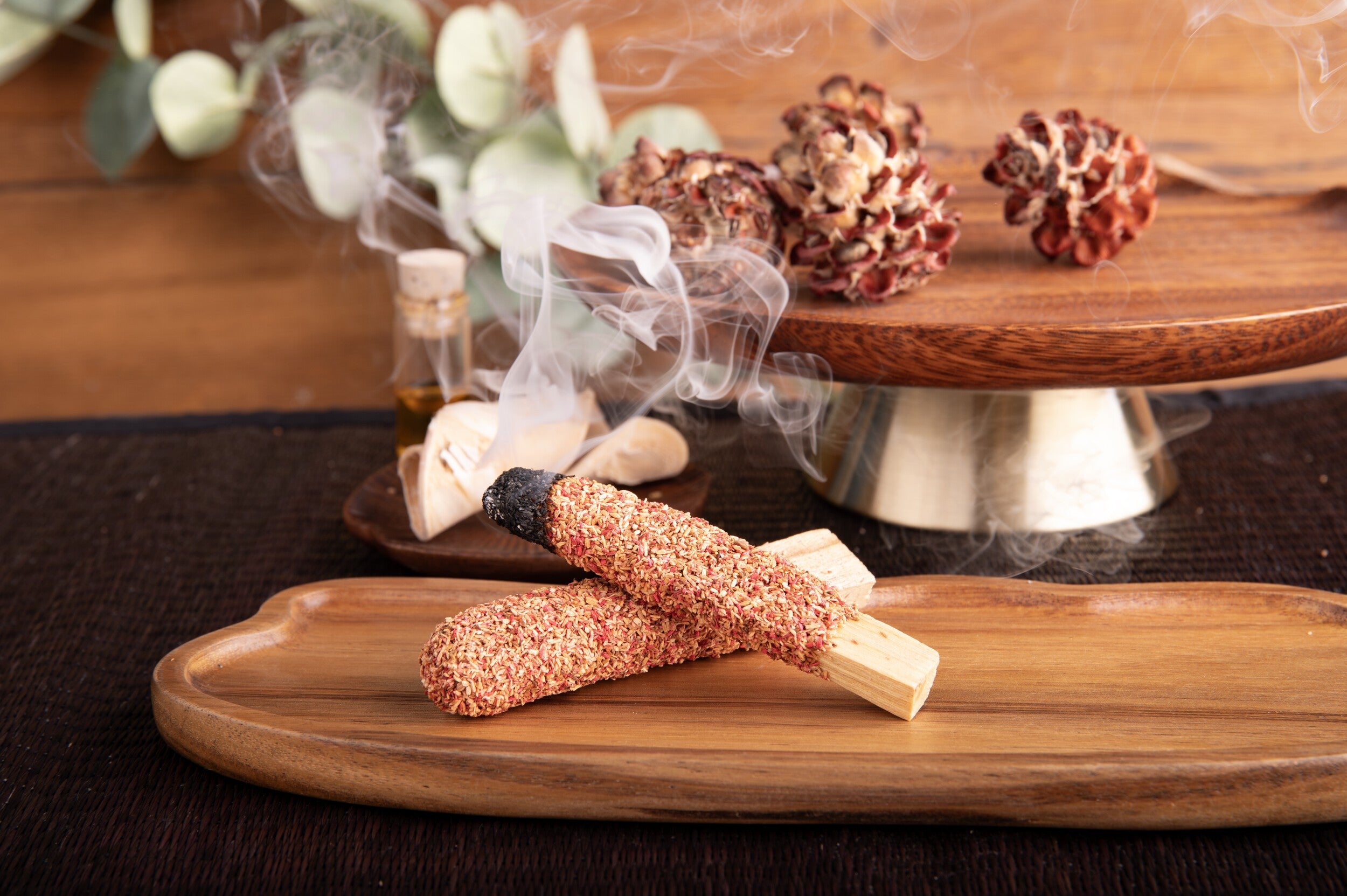 Palo Santo Pop mit Rose – Räucherholz, 2er Set – Ansicht 2 – Seelenecho