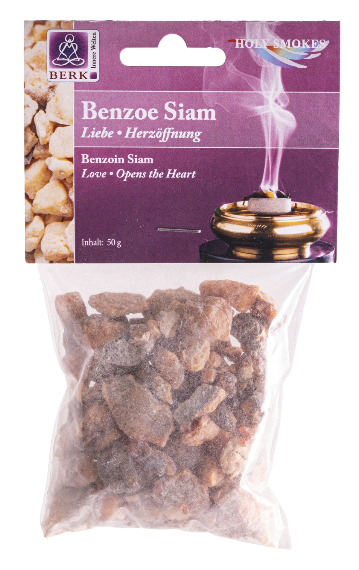 Benzoe Siam - Räucherwerk in Tüten 50 g Tütchen – Seelenecho