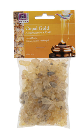 Copal Gold- Räucherwerk in Tüten 50 g Tütchen – Seelenecho