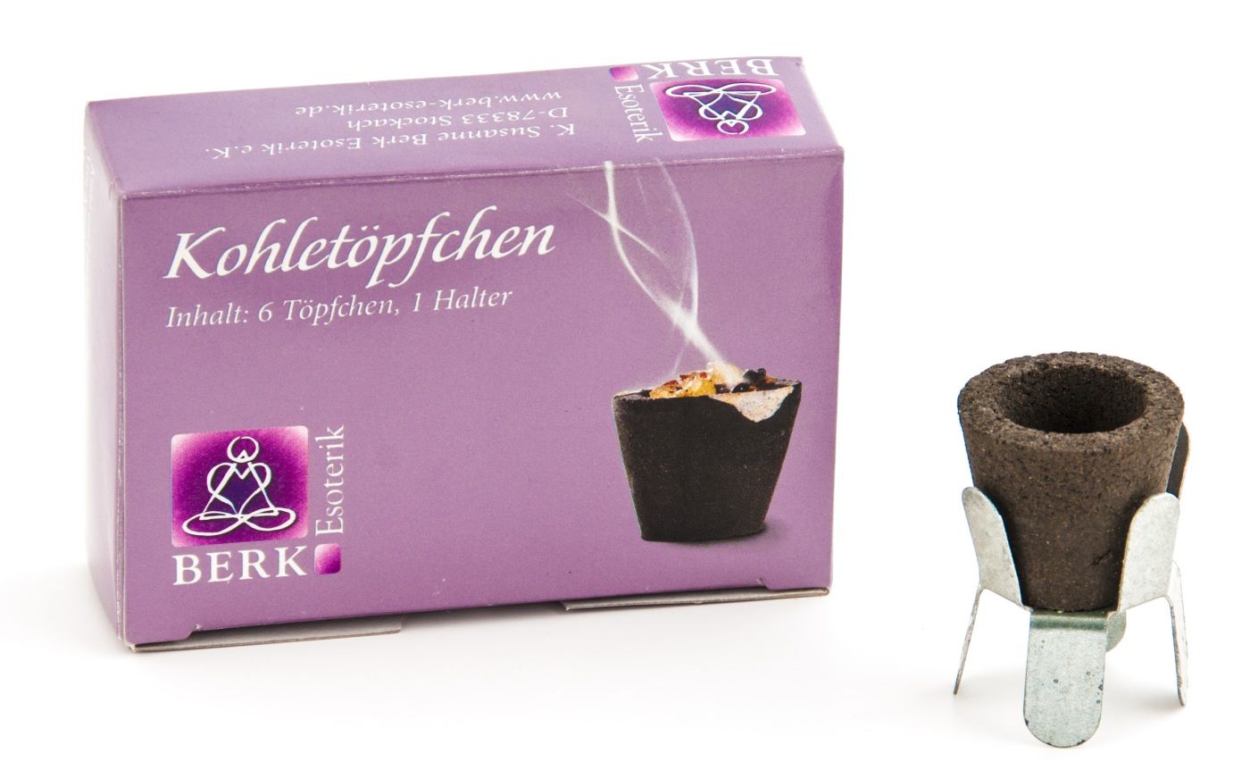Kohletöpfchen à 6 Stück pro Packung – Seelenecho