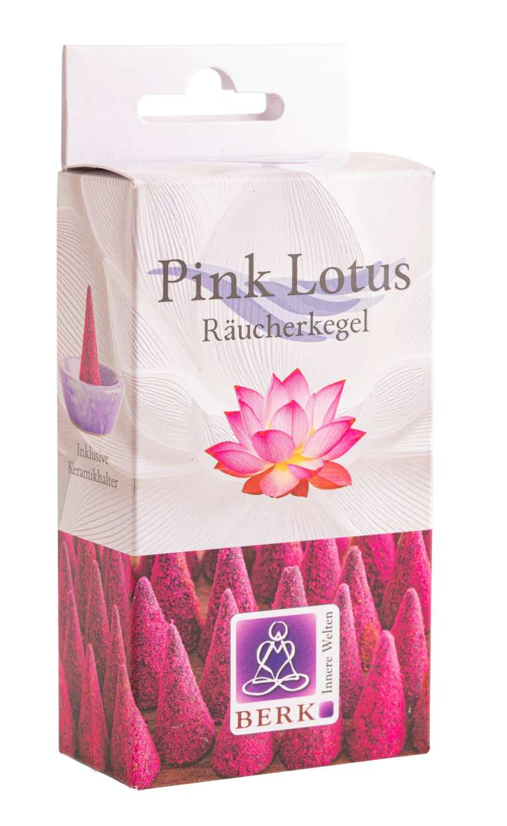 Räucherkegel Pink Lotus