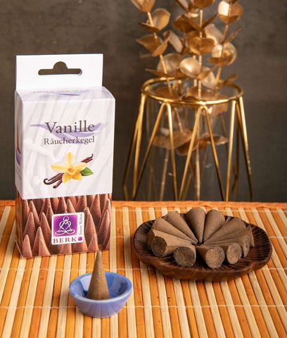 Räucherkegel Vanille