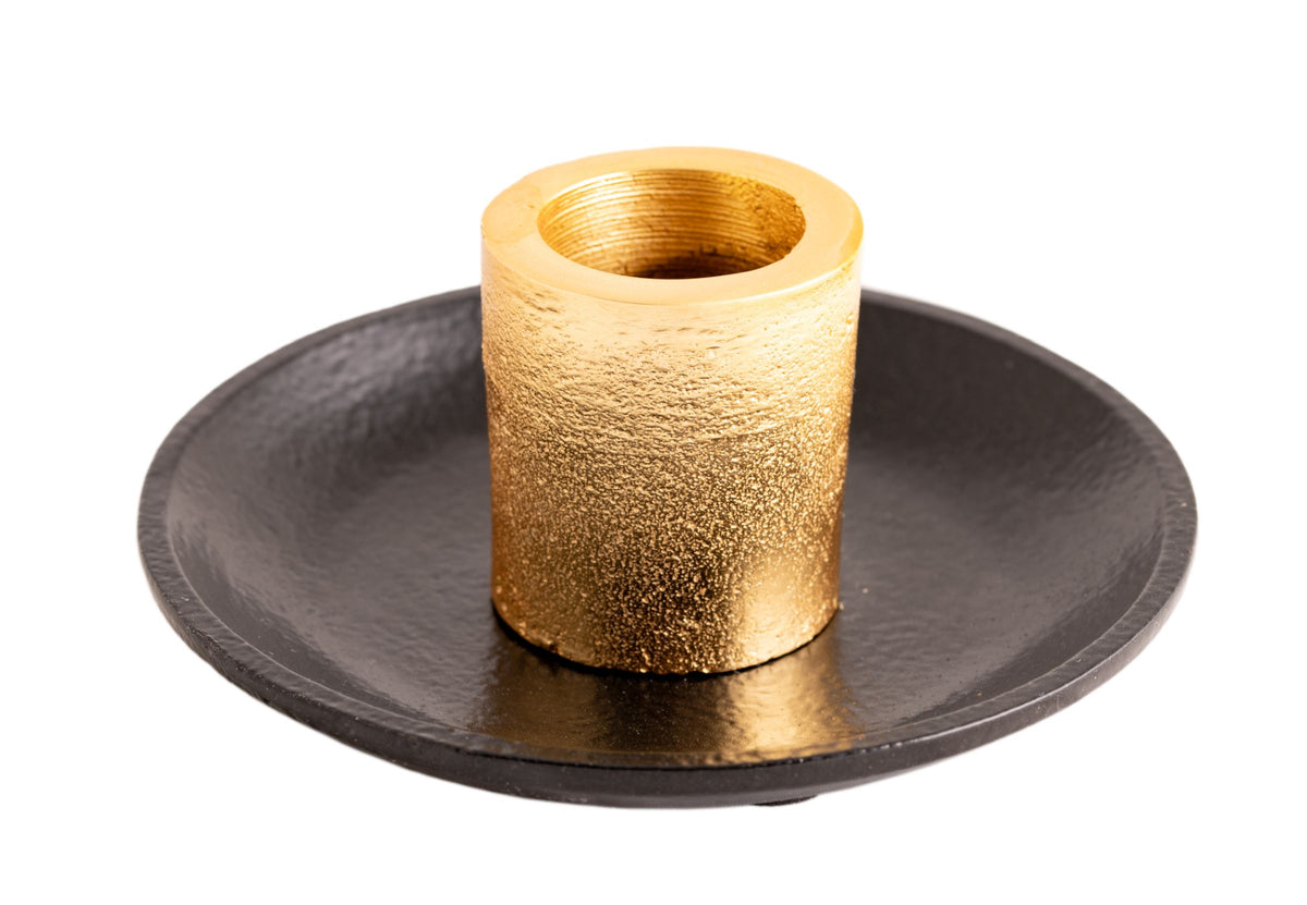Palo Santo Halter Weißmetall, gold-und schwarzfarben – Seelenecho