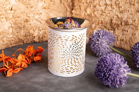 Räucherstövchen Kosmosmit Edelstahlschale