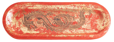 Räucherstäbchenhalter Drache Rot/Gold – Seelenecho
