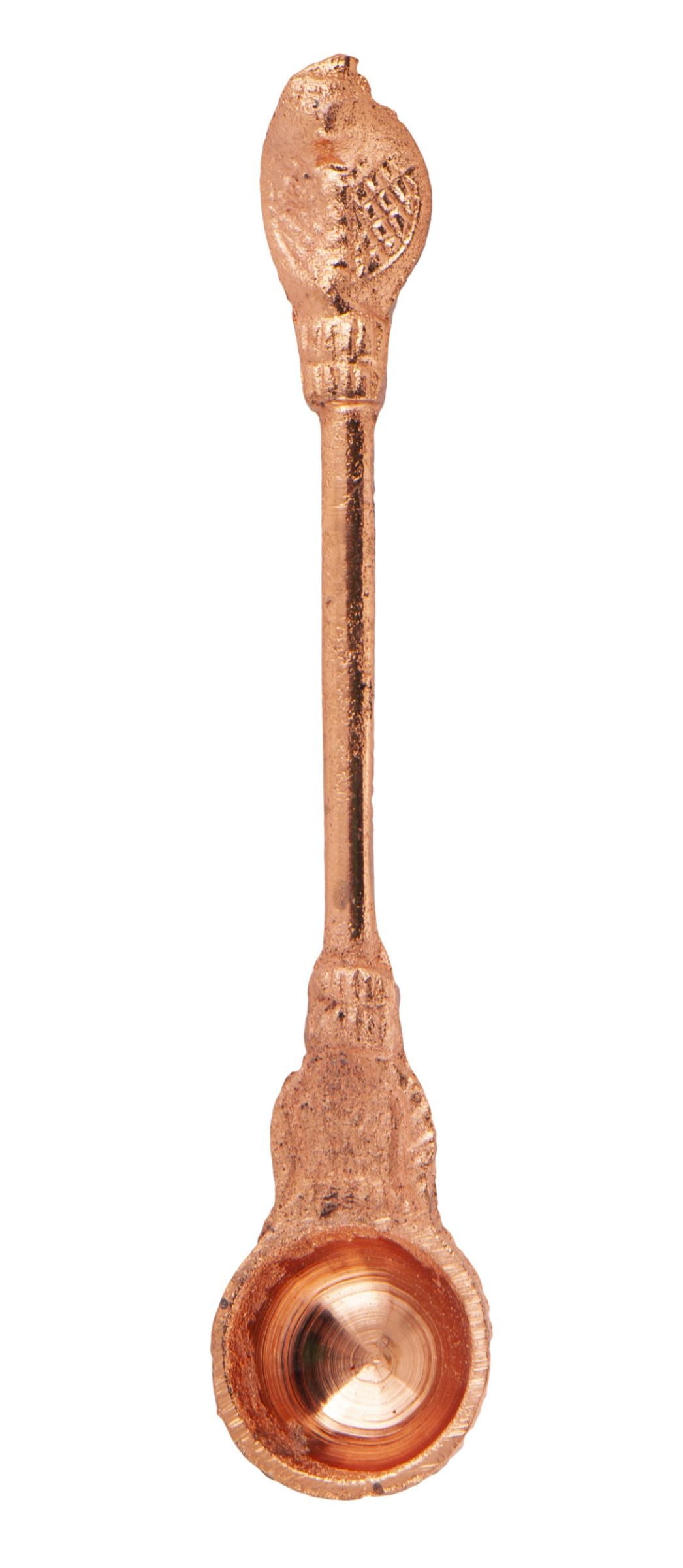 Dhoop-Löffel aus Kupfer 16 cm lang – Seelenecho
