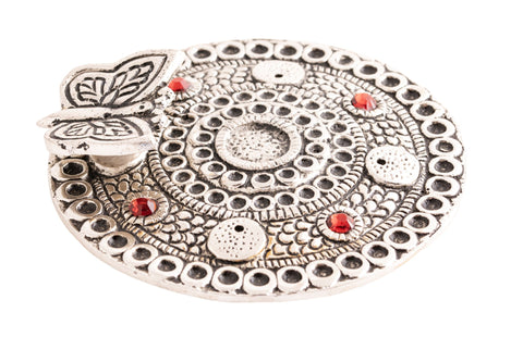 Kunstvoller Halter Schmetterling Weißmetall – Seelenecho