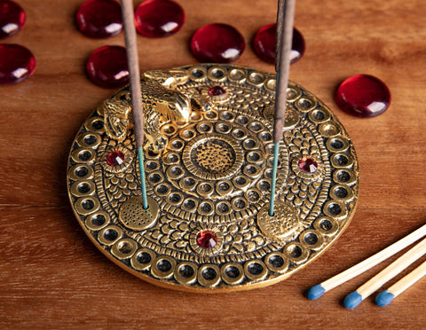 Kunstvoller Halter Frosch Weißmetall, gold – Ansicht 2