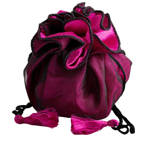 Rose Beutel schwarz/fuchsia – Seelenecho