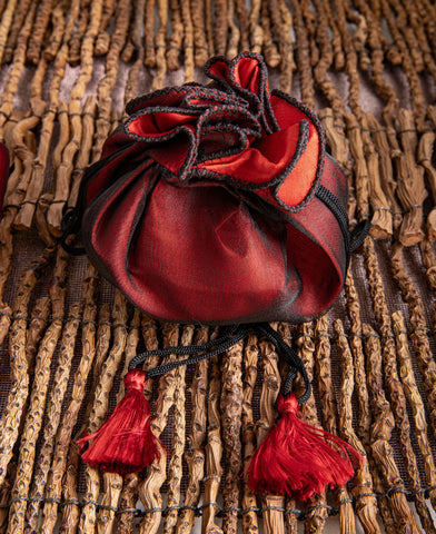 Rose Beutel schwarz/rot – Ansicht 2