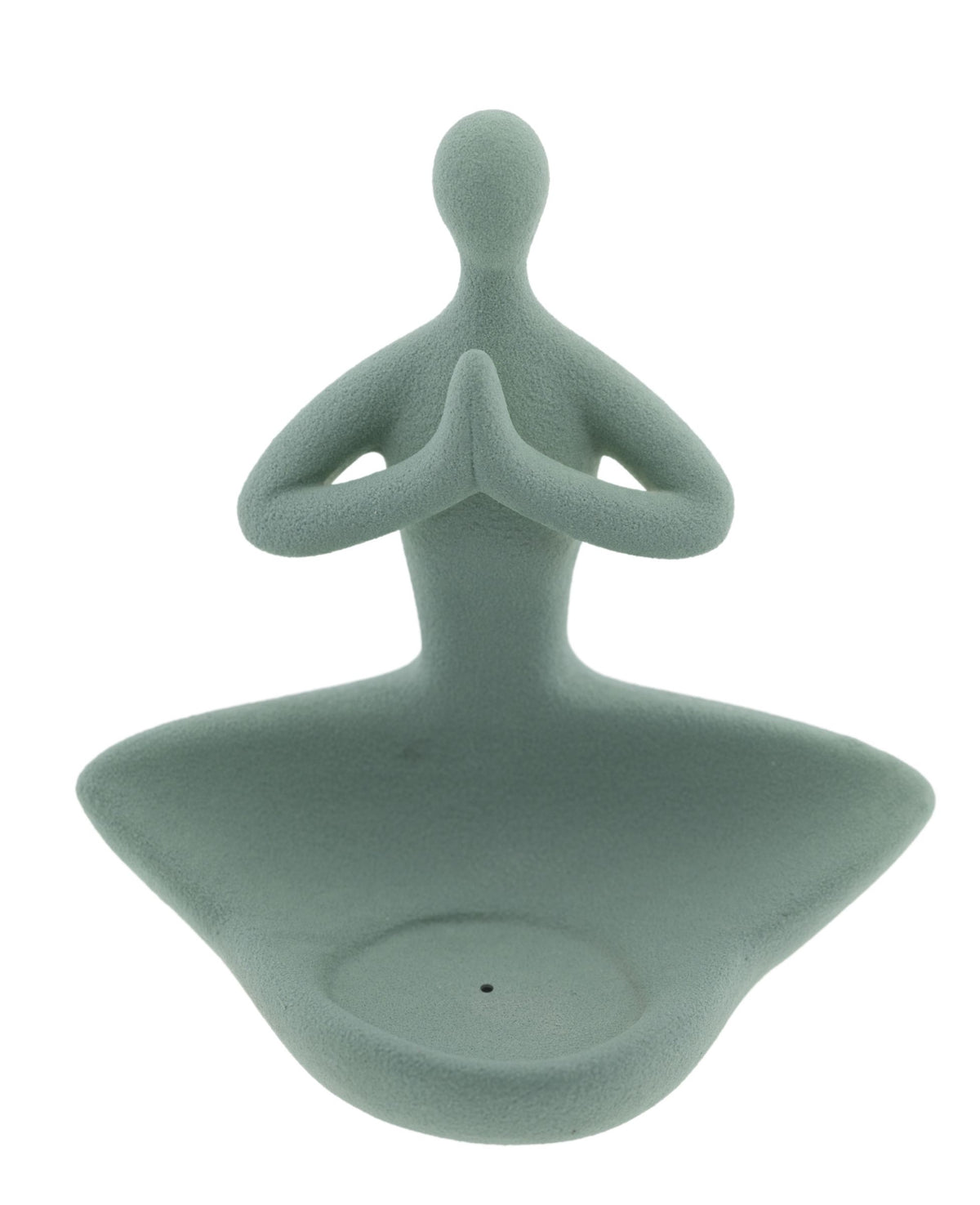 Buddha Halter, grün Keramik – Seelenecho