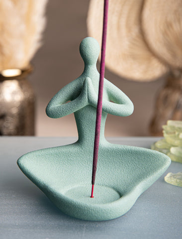 Buddha Halter, grün Keramik – Ansicht 2