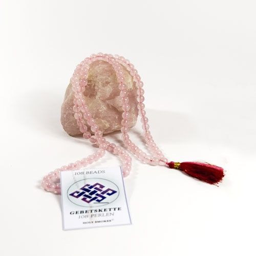 Rosenquarz-Mala ca. 70 cm – Seelenecho