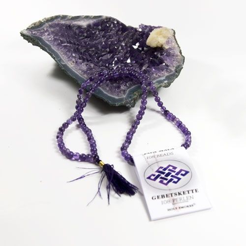 Amethyst-Mala ca. 70 cm – Seelenecho