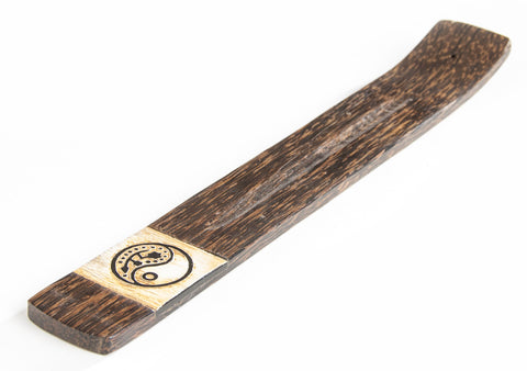 Yin Yang - Holzhalter Africa Style ca. 26 cm – Seelenecho