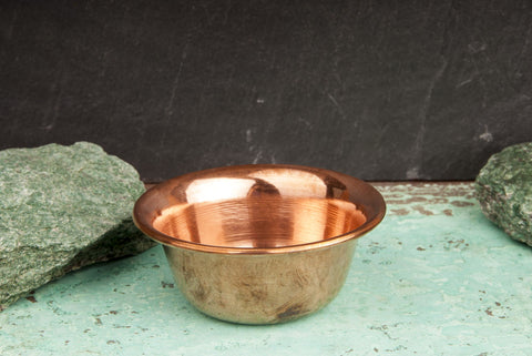 Räucherschale Kupfer, schlicht Ø 9,2 cm, H: 4 cm – Seelenecho