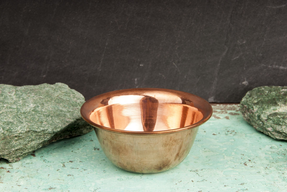 Räucherschale Kupfer, schlicht Ø 10,2 cm, H: 4,6 cm – Seelenecho
