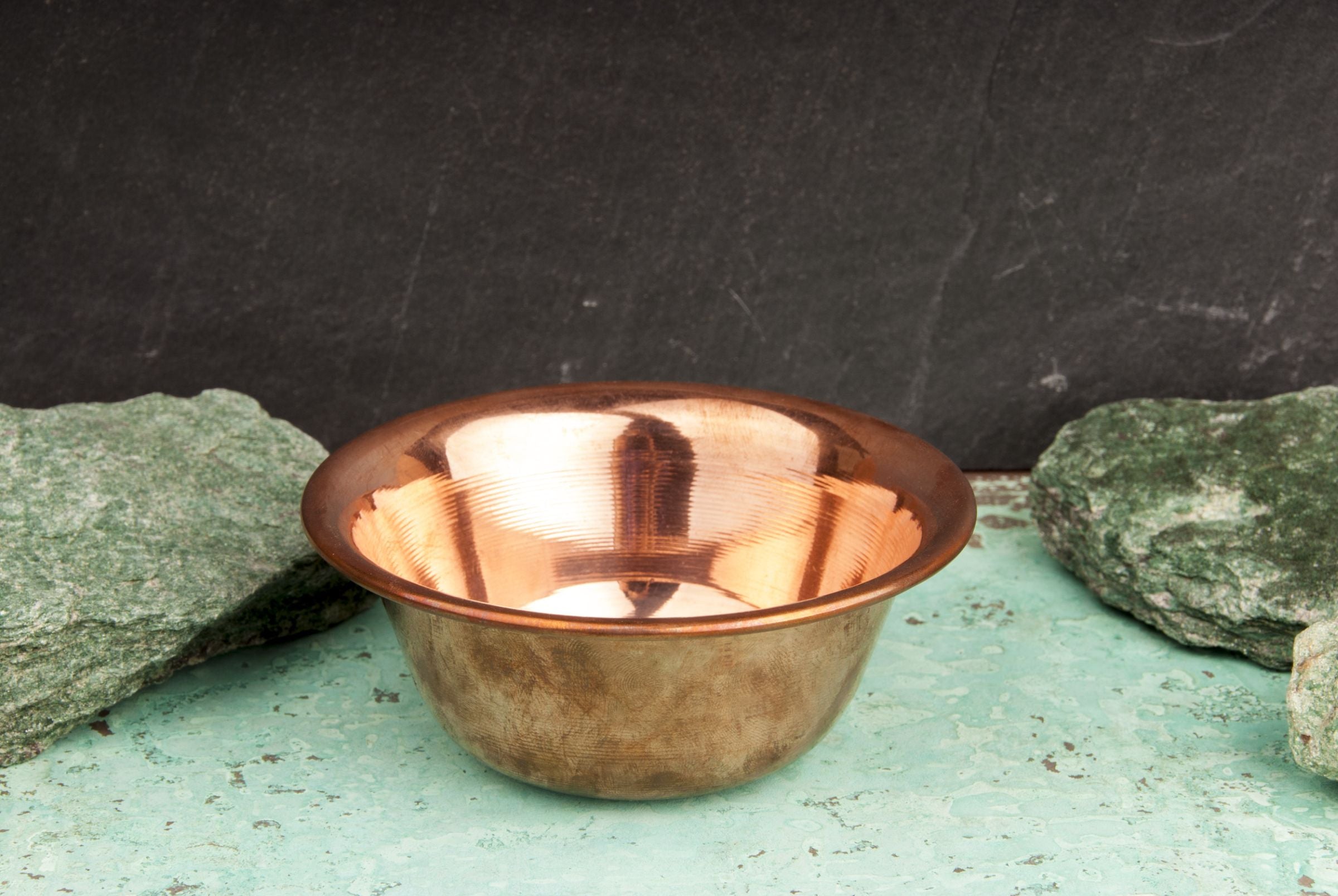 Räucherschale Kupfer, schlicht Ø 11,7 cm, H: 4,8 cm – Seelenecho