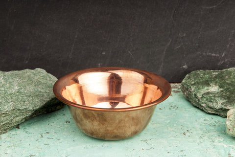 Räucherschale Kupfer, schlicht Ø 11,7 cm, H: 4,8 cm – Seelenecho