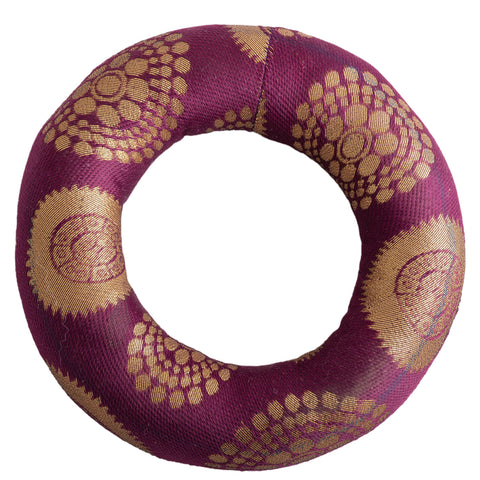 Klangschalenkissen 16 cm, lila – Seelenecho