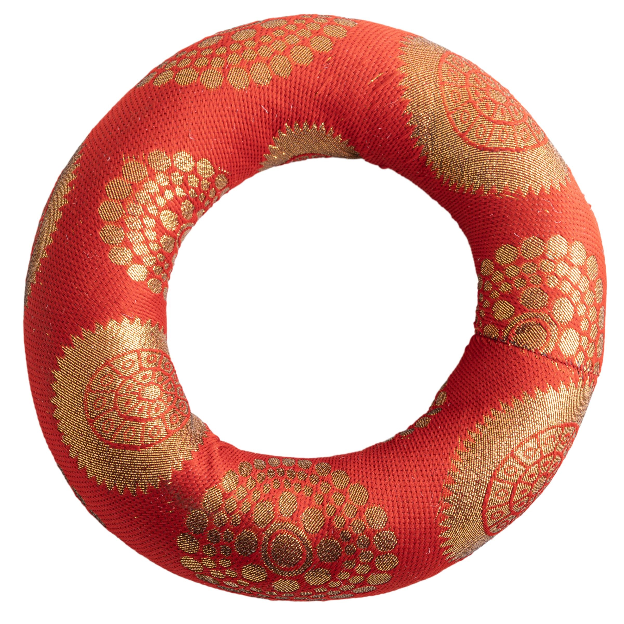 Klangschalenkissen 16 cm, rot – Seelenecho