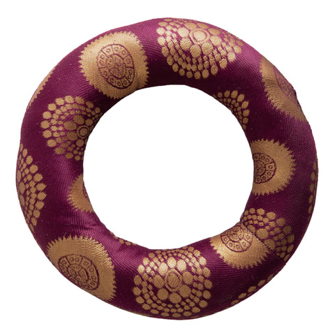 Klangschalenkissen 21 cm, lila – Seelenecho