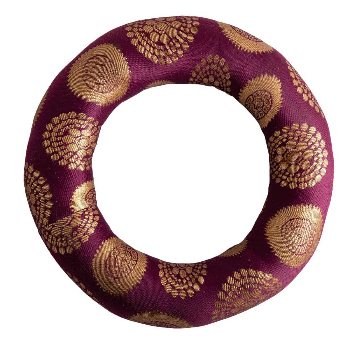 Klangschalenkissen 26 cm, lila – Seelenecho