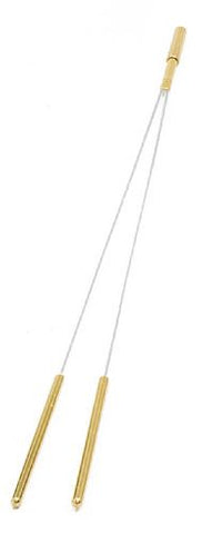 Wünschelrute mit Messinggriff, 42,5 cm mit Messing-Griff und Aufsatzrute – Seelenecho