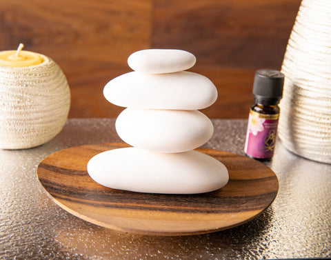 Duftstein Set Stone Balance aus Keramik (ohne Öl) – Ansicht 2