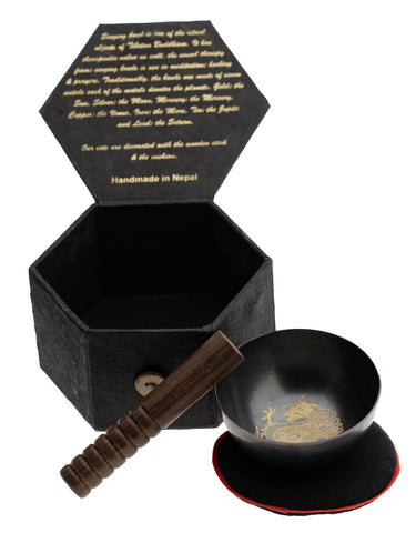 Klangschalen Set Drache – Ansicht 2
